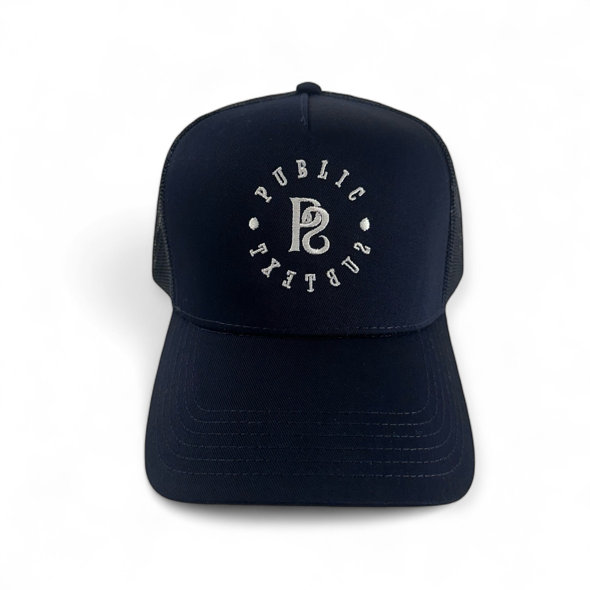 Navy Mesh Trucker