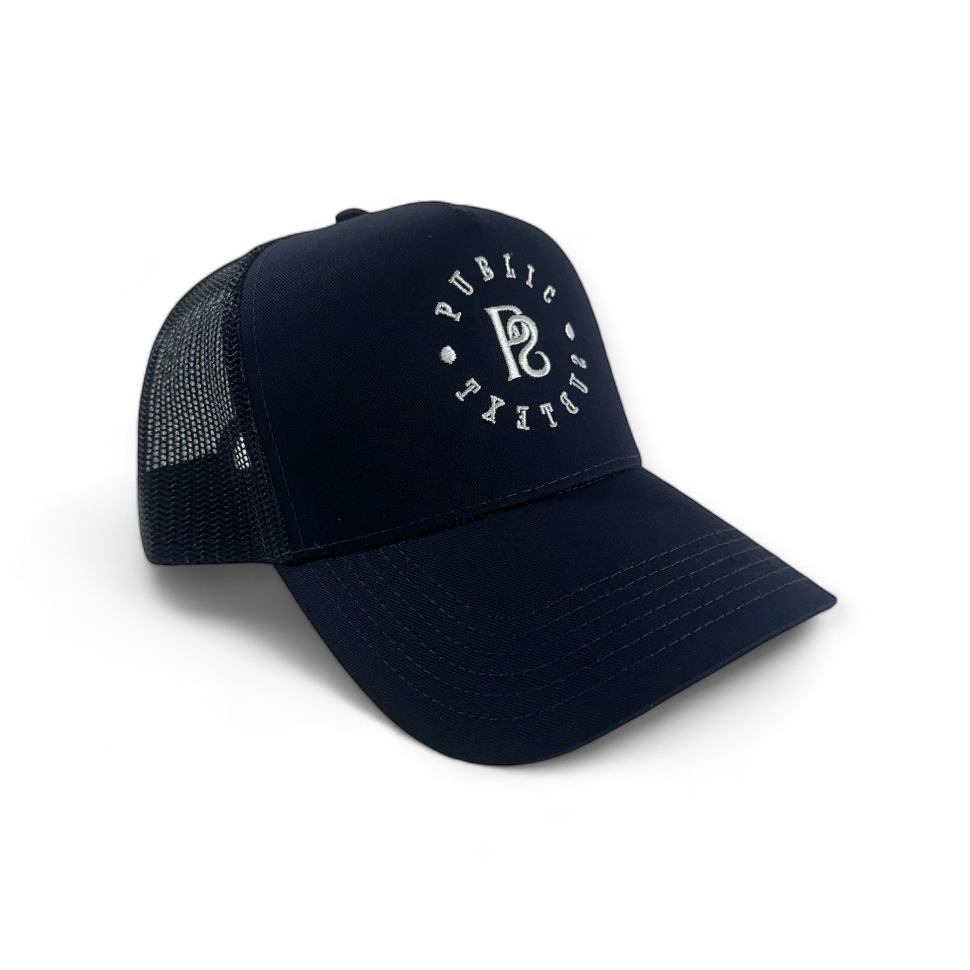 Navy Mesh Trucker