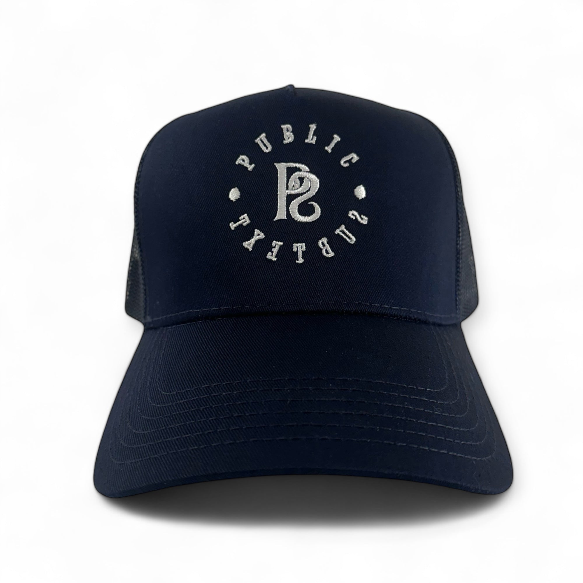 Navy Mesh Trucker