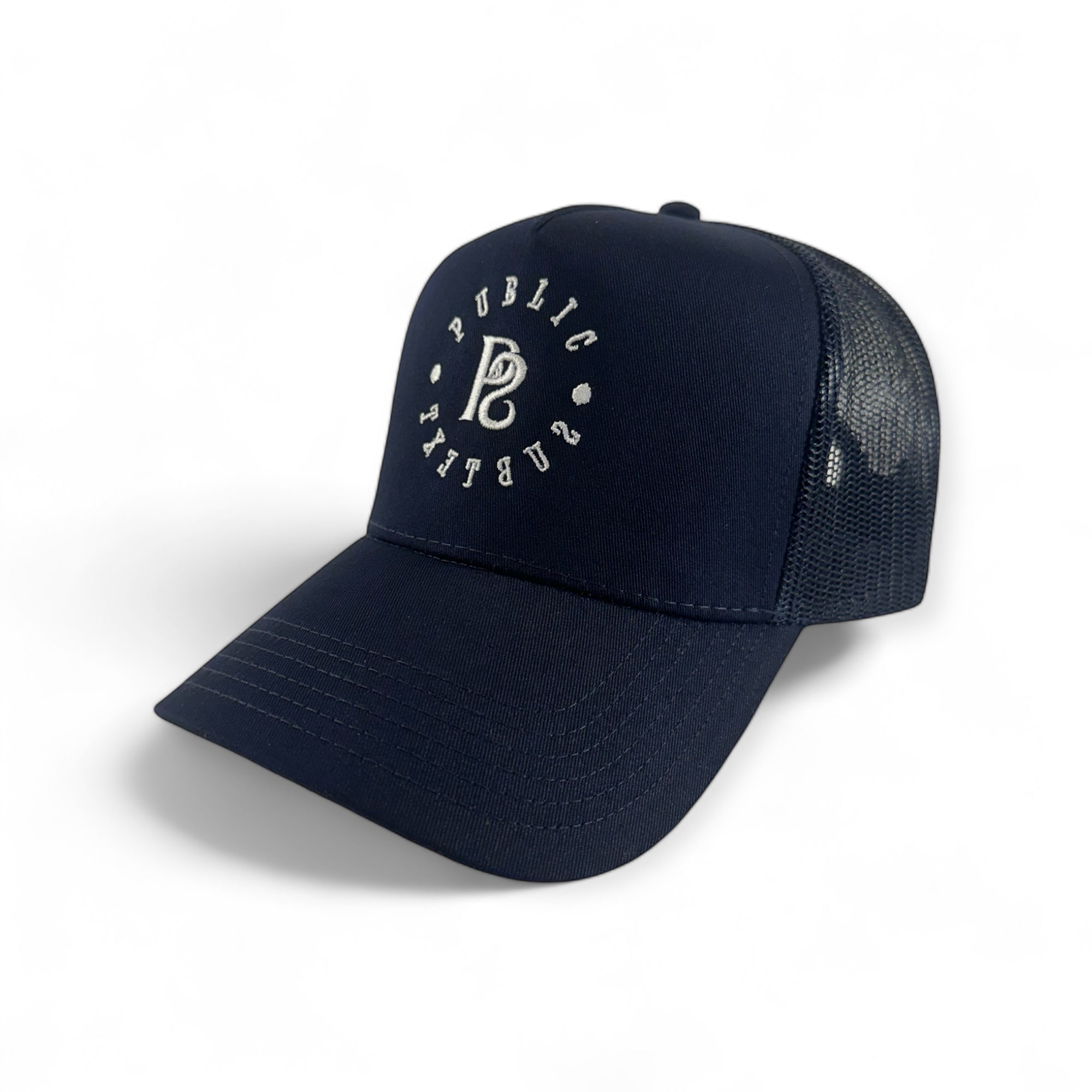 Navy Mesh Trucker